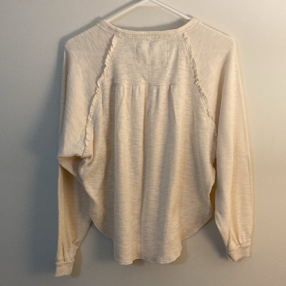 Anthropologie PILCRC Cream Top - Picture 2 of 7